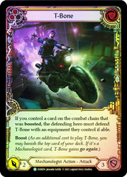 T-Bone (Yellow) Rainbow Foil English