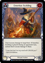 Emeritus Scolding (Red) Non-foil English