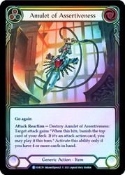 Amulet of Assertiveness Cold Foil English