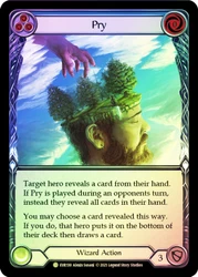 Pry (Blue) Rainbow Foil English