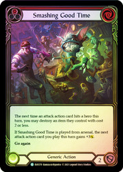 Smashing Good Time (Red) Rainbow Foil English