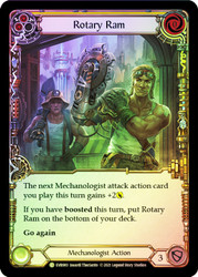 Rotary Ram (Yellow) Rainbow Foil English