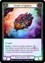 Amulet of Ignition Cold Foil English