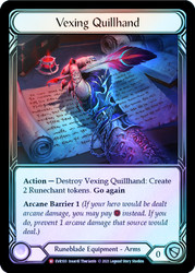 Vexing Quillhand Cold Foil English