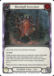 Bloodspill Invocation (Red) Non-foil English