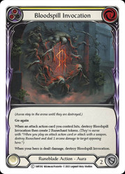 Bloodspill Invocation (Yellow) Non-foil English
