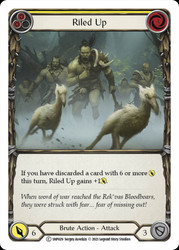 Riled Up (Yellow) Non-foil English