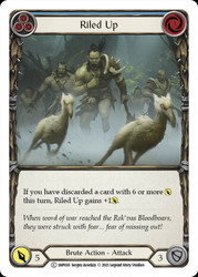 Riled Up (Blue) Non-foil English