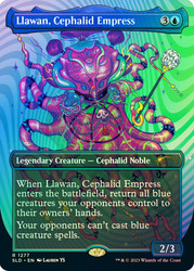 Llawan, Cephalid Empress (Secret Lair) (Borderless)\nPromo: General\nSingle\nMagic The Gathering