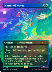 Master of Waves (Secret Lair) (Borderless)\nPromo: General\nSingle\nMagic The Gathering