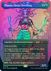Thassa, Deep-Dwelling (Secret Lair) (Borderless)\nPromo: General\nSingle\nMagic The Gathering