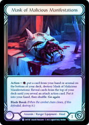 Mask Of Malicious Manifestations
