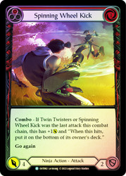 Spinning Wheel Kick Red