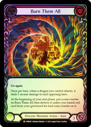 Burn Them All Rainbow Foil English