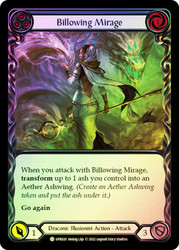 Billowing Mirage (Blue) Rainbow Foil English