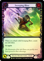 Sweeping Blow (Yellow) Rainbow Foil English