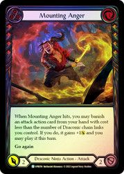 Mounting Anger (Blue) Rainbow Foil English