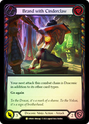 Brand with Cinderclaw (Red) Rainbow Foil English