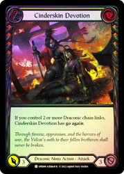 Cinderskin Devotion (Yellow) Rainbow Foil English