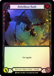 Rebellious Rush (Red) Rainbow Foil English