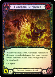 Flameborn Retribution Rainbow Foil English