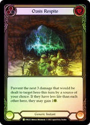 Oasis Respite (Yellow) Rainbow Foil English