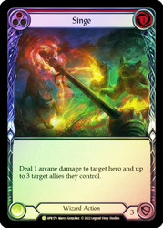 Singe (Red) Rainbow Foil English