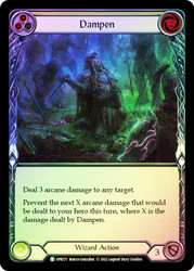 Dampen (Yellow) Rainbow Foil English