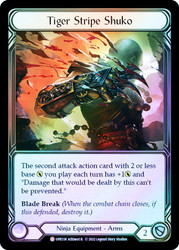 Tiger Stripe Shuko Cold Foil English