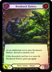Breakneck Battery (Blue) Rainbow Foil English
