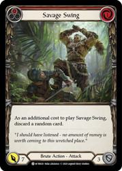 Savage Swing (Red) Non-foil English