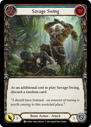 Savage Swing (Blue) Non-foil English