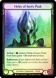 Helm of Isen's Peak Rainbow Foil English