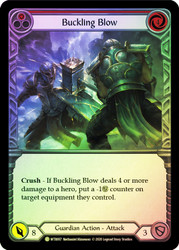 Buckling Blow (Red) Rainbow Foil English