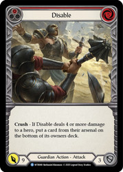 Disable (Red) Non-foil English