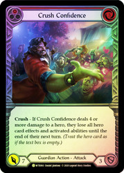 Crush Confidence (Red) Rainbow Foil English