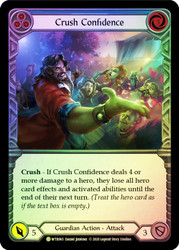 Crush Confidence (Blue) Rainbow Foil English