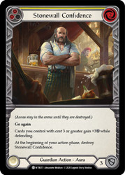 Stonewall Confidence (Yellow) Non-foil English