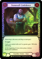 Stonewall Confidence (Blue) Rainbow Foil English