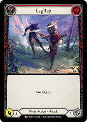 Leg Tap (Red) Non-foil English