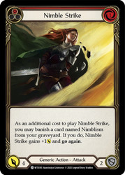 Nimble Strike (Red) Non-foil English