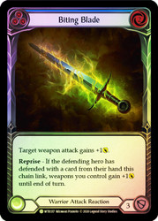 Biting Blade (Blue) Rainbow Foil English