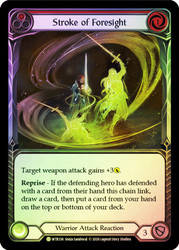 Stroke of Foresight (Red) Rainbow Foil English