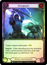 Overpower (Red) Rainbow Foil English
