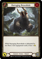 Barraging Brawnhide (Yellow) Non-foil English