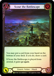 Scour the Battlescape (Blue) Rainbow Foil English
