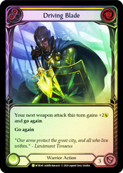 Driving Blade (Yellow) Rainbow Foil English