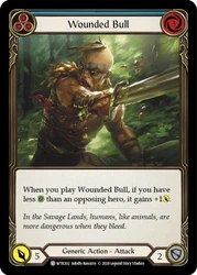 Wounded Bull (Blue) Non-foil English