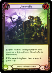 Unmovable (Yellow) Rainbow Foil English
