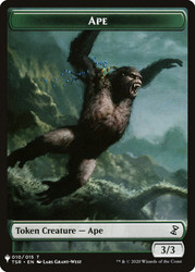 {Ape Token} // {Vampire Token} (#05)\nMystery Booster / The List\nSingle\nMagic The Gathering